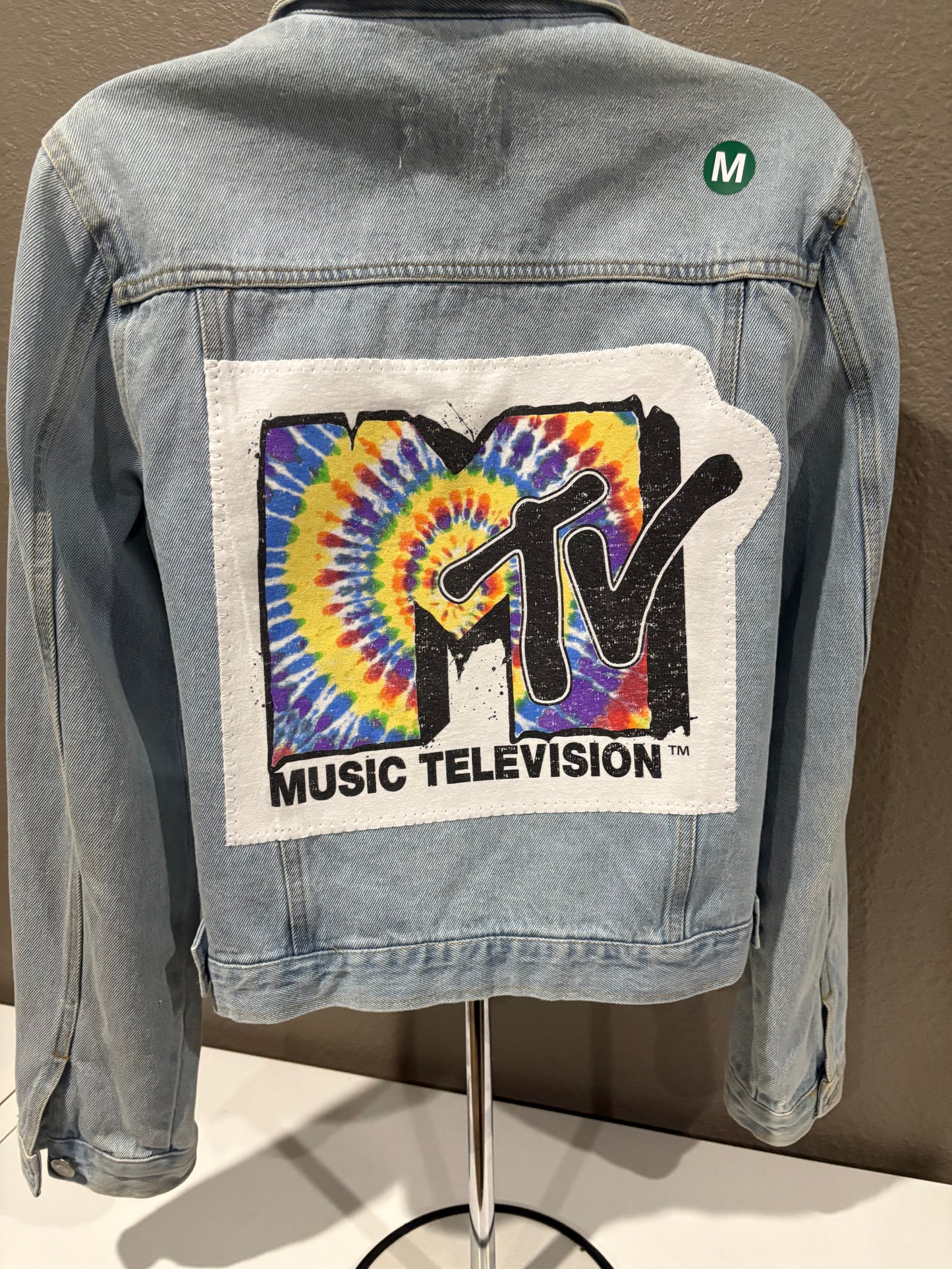 MTV distressed Jean Jacket Medium