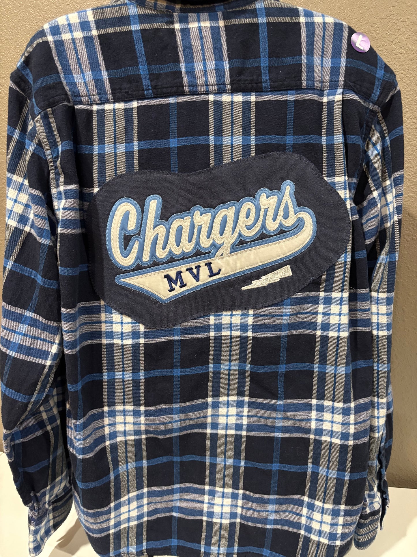 MVL Chargers Flannel Large