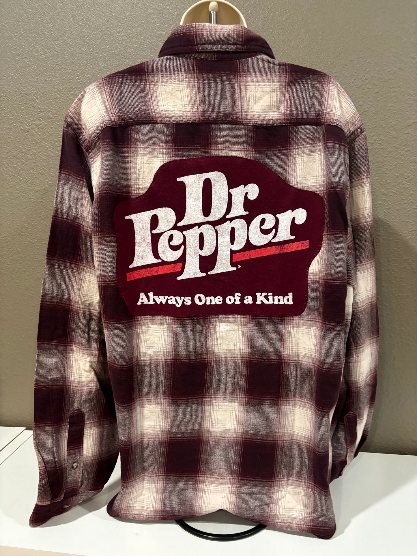 Dr. Pepper Flannel Large