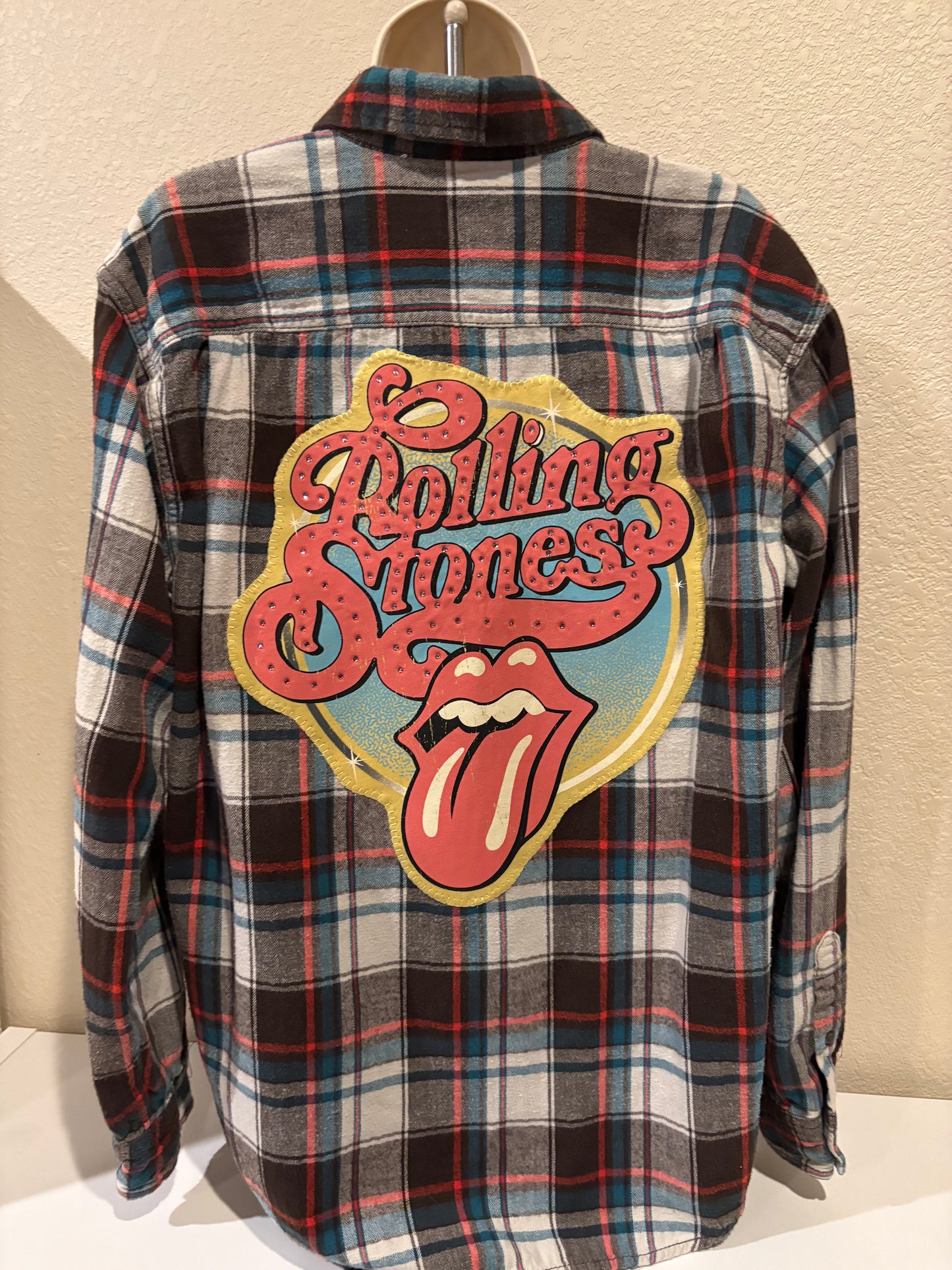 Rolling Stones Yellow Flannel Large