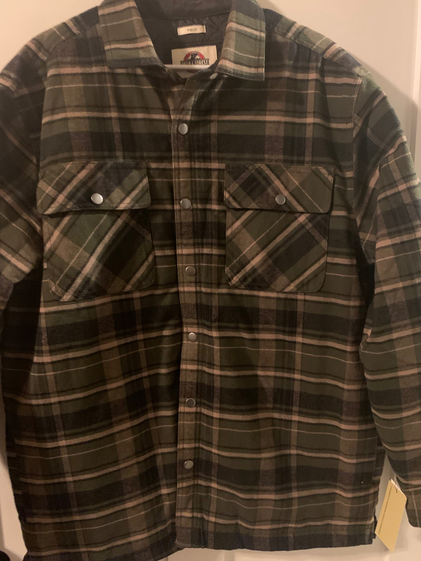 Men's New Flannel Jacket- Had my Shots