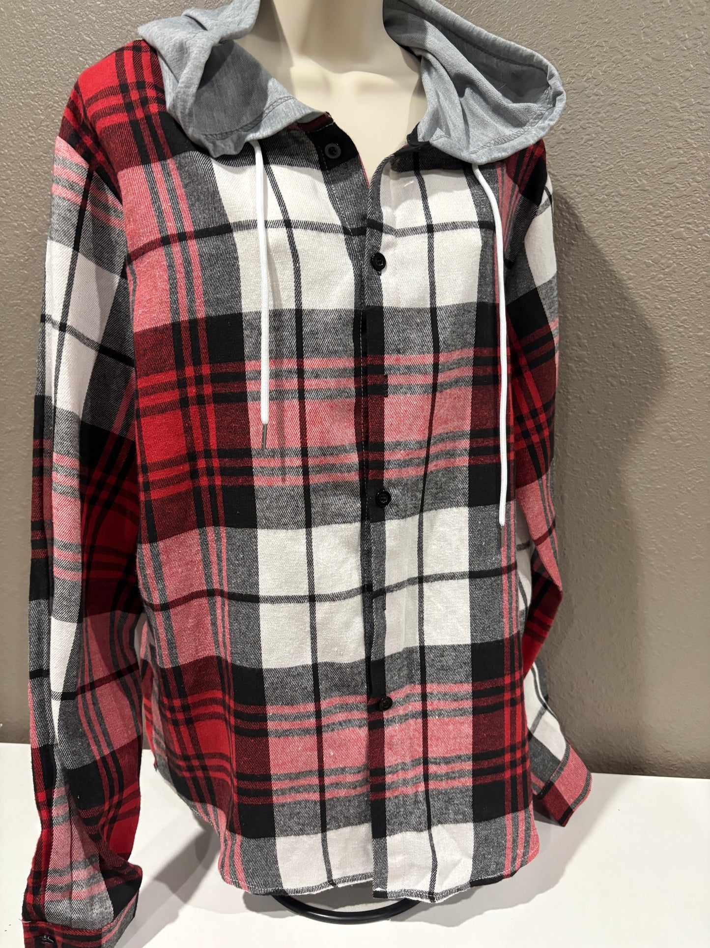 Nebraska Corn Huskers Flannel hoodie XL