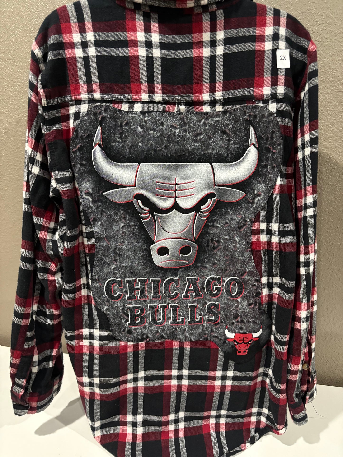 Chicago Bulls Flannel grey 2X