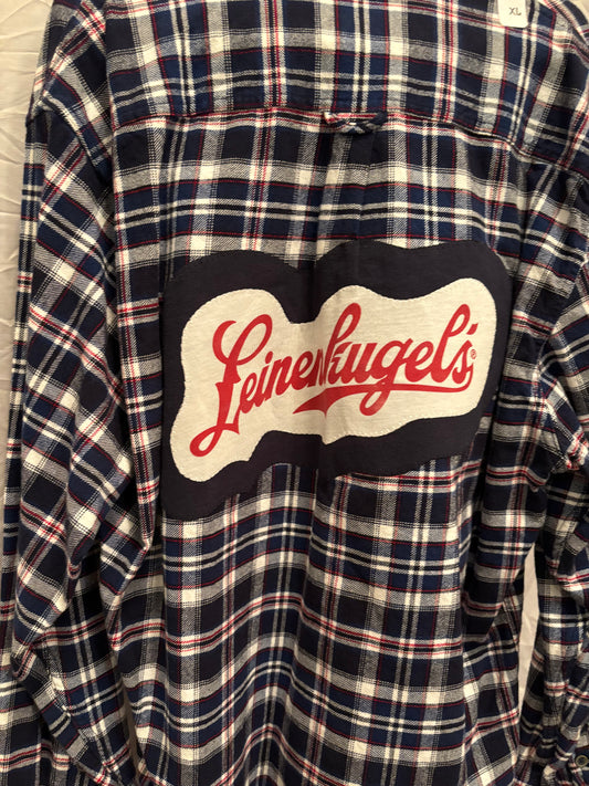 Leinie's Flannel Blue XL