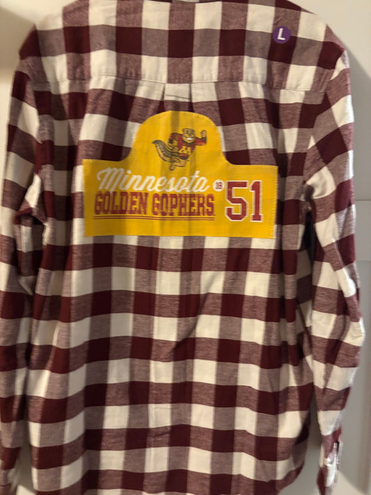 University of Minnesota Gophers Yellow L