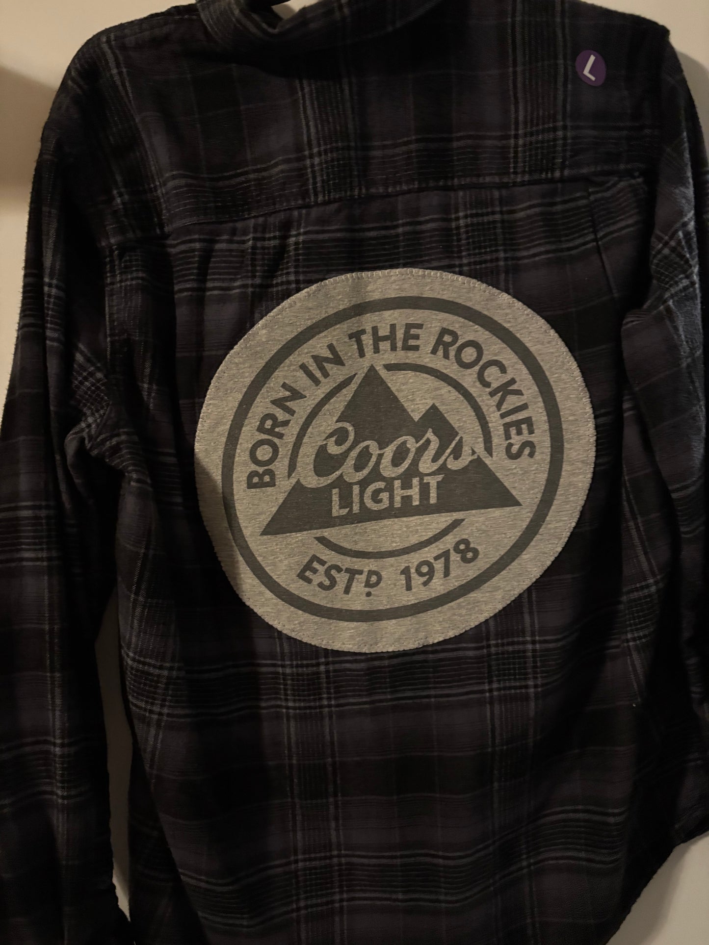 Coors Light Flannel Grey Large