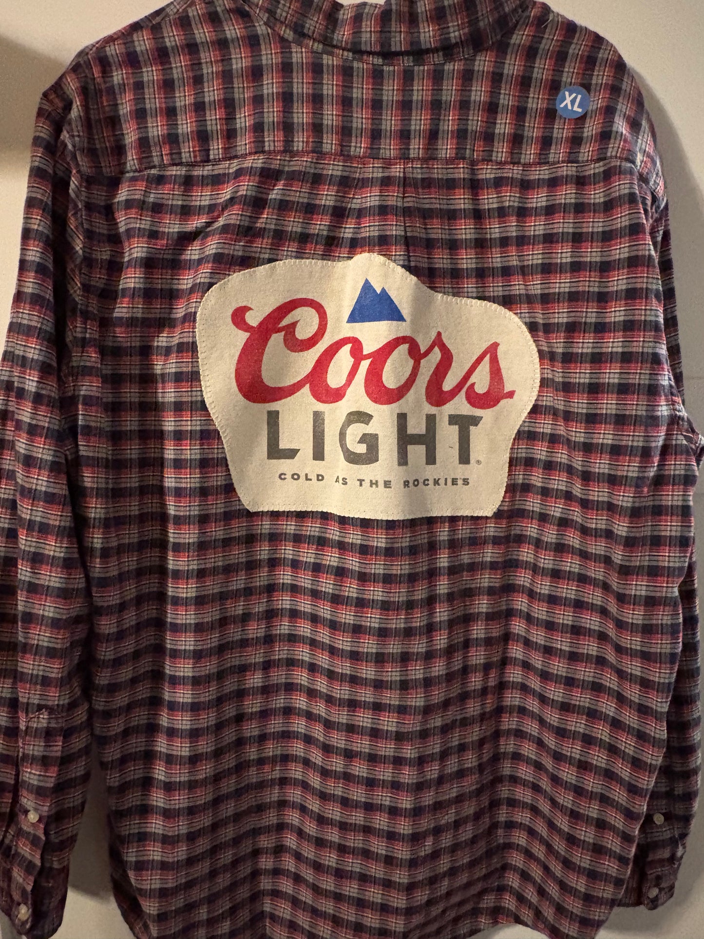 Coors Light Flannel Red XL