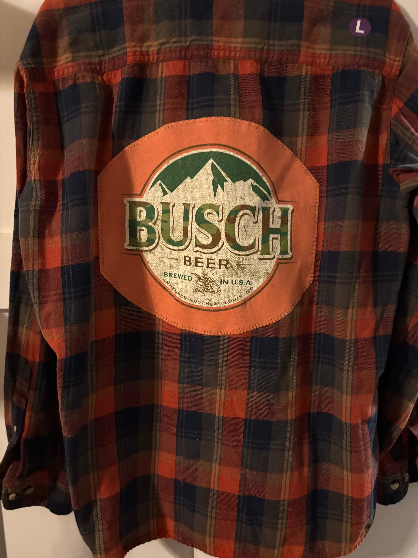 Busch Orange Flannel Large