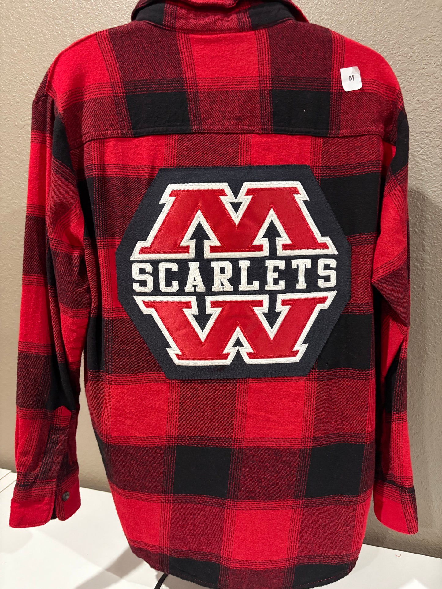 Mankato West Scarlets Flannel medium