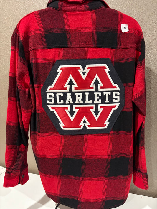 Mankato West Scarlets Flannel medium