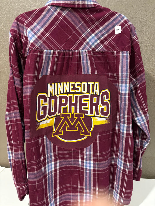 University of Minnesota Golden Gophers Maroon 2X