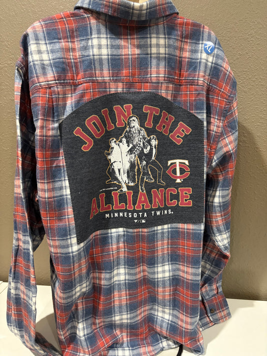 Minnesota Twins Flannel XL Star Wars
