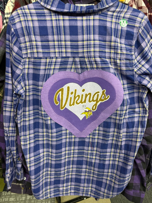 Minnesota Vikings Flannel women's medium