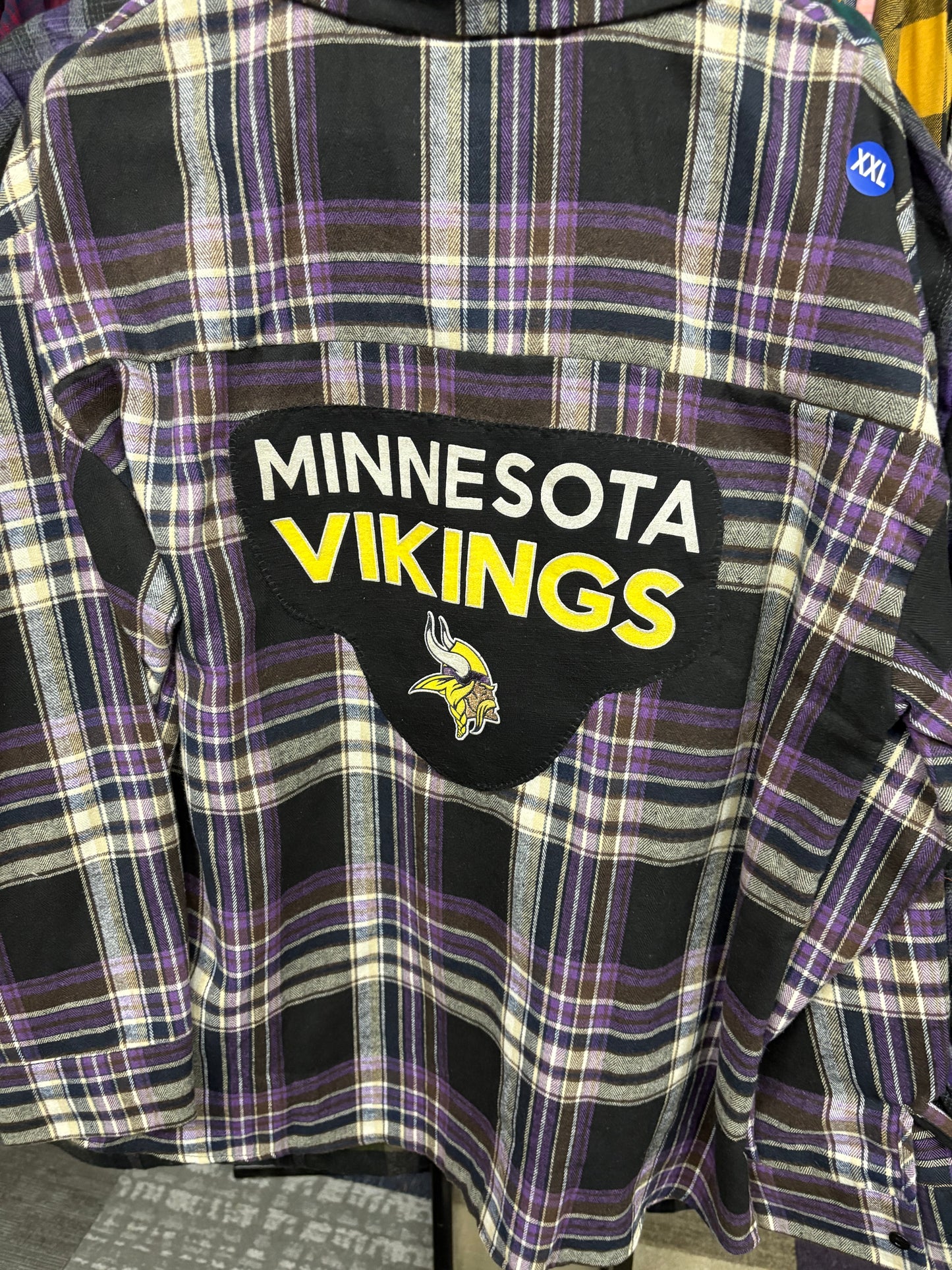 Minnesota Vikings Flannel women's 2X