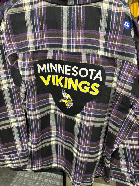 Minnesota Vikings Flannel women's 2X