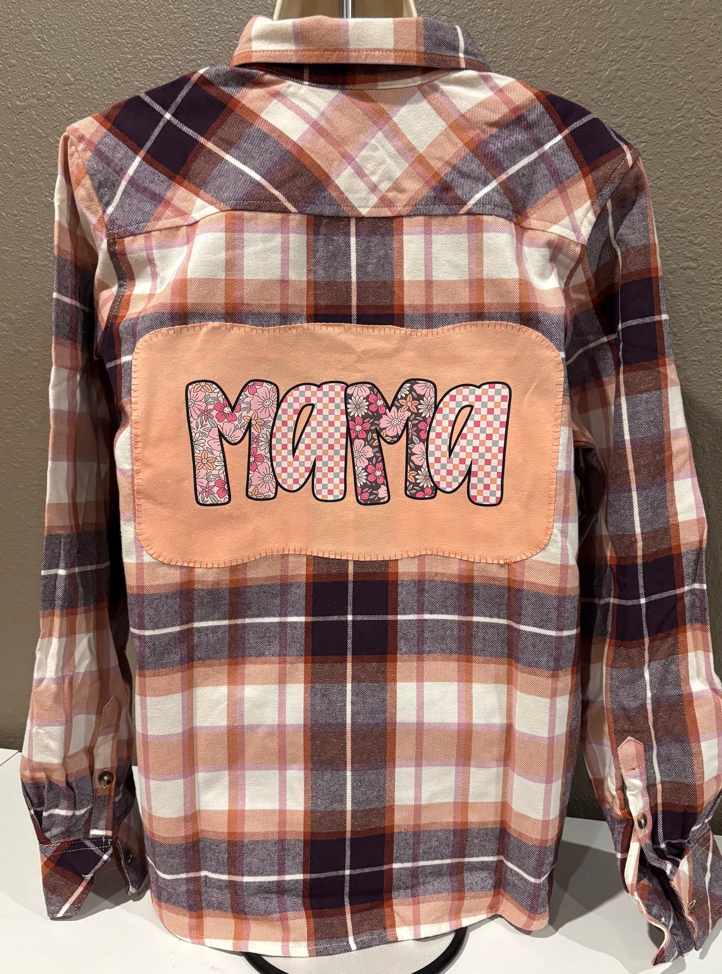 Mom Flannel Pink
