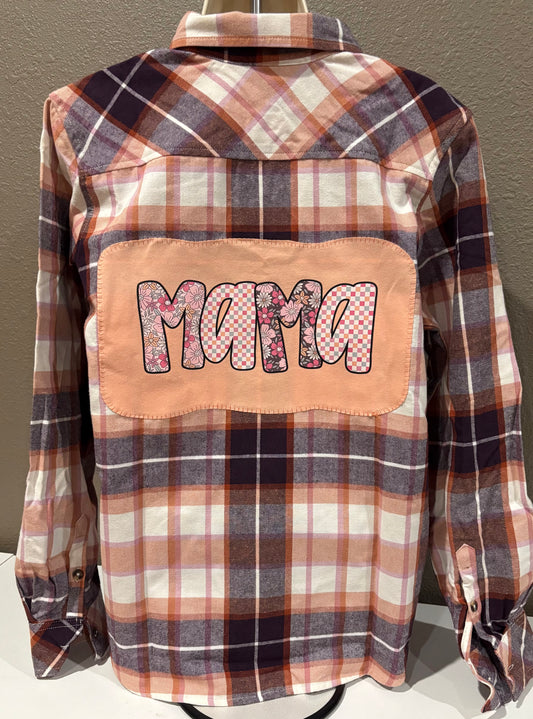 Mom Flannel Pink