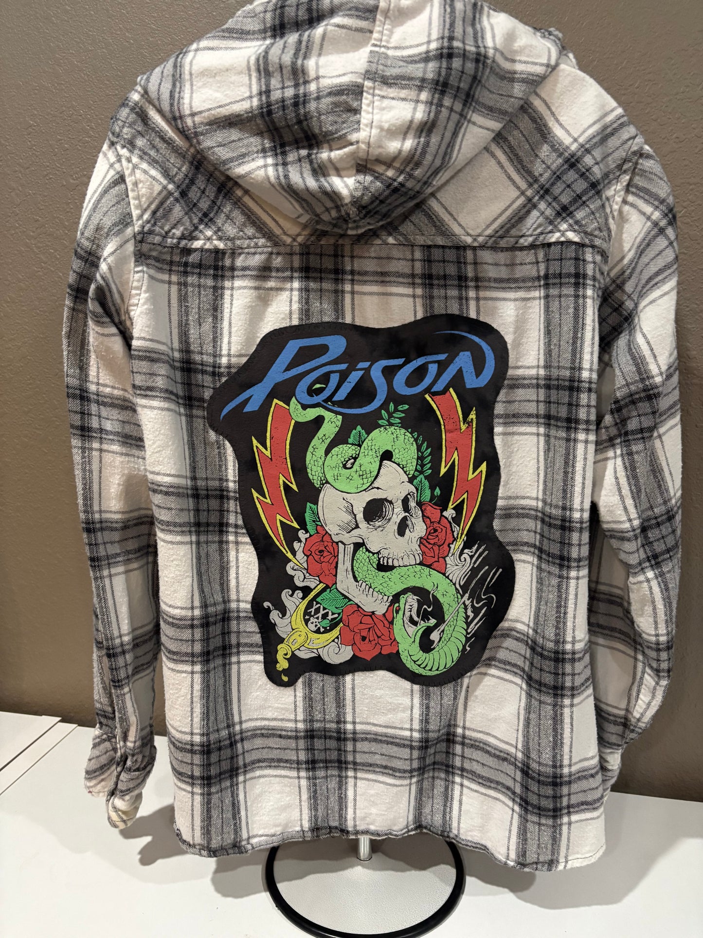 Poison Flannel Hoodie 2X