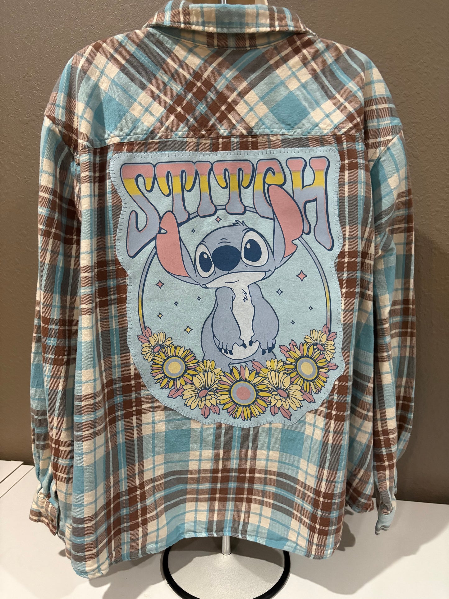 Stitch flannel 2X