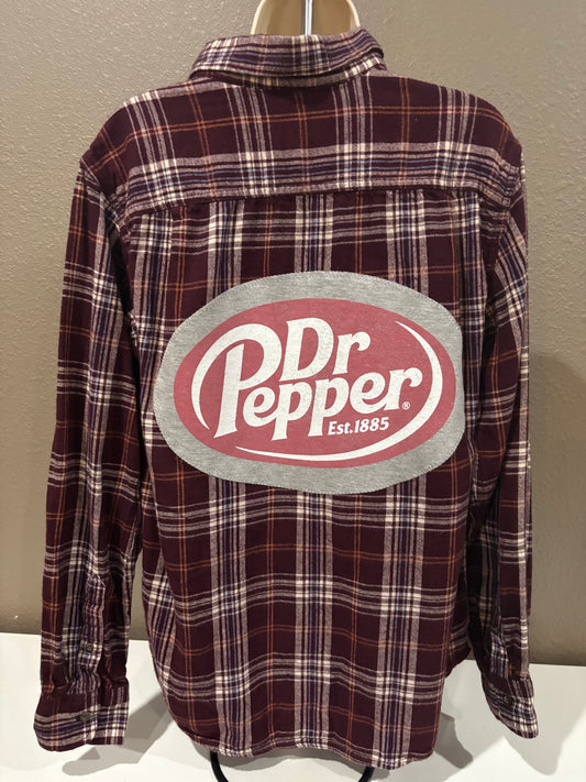 Dr. Pepper Flannel Medium