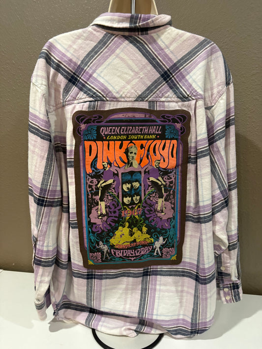 Pink Floyd Purple flannel 1X