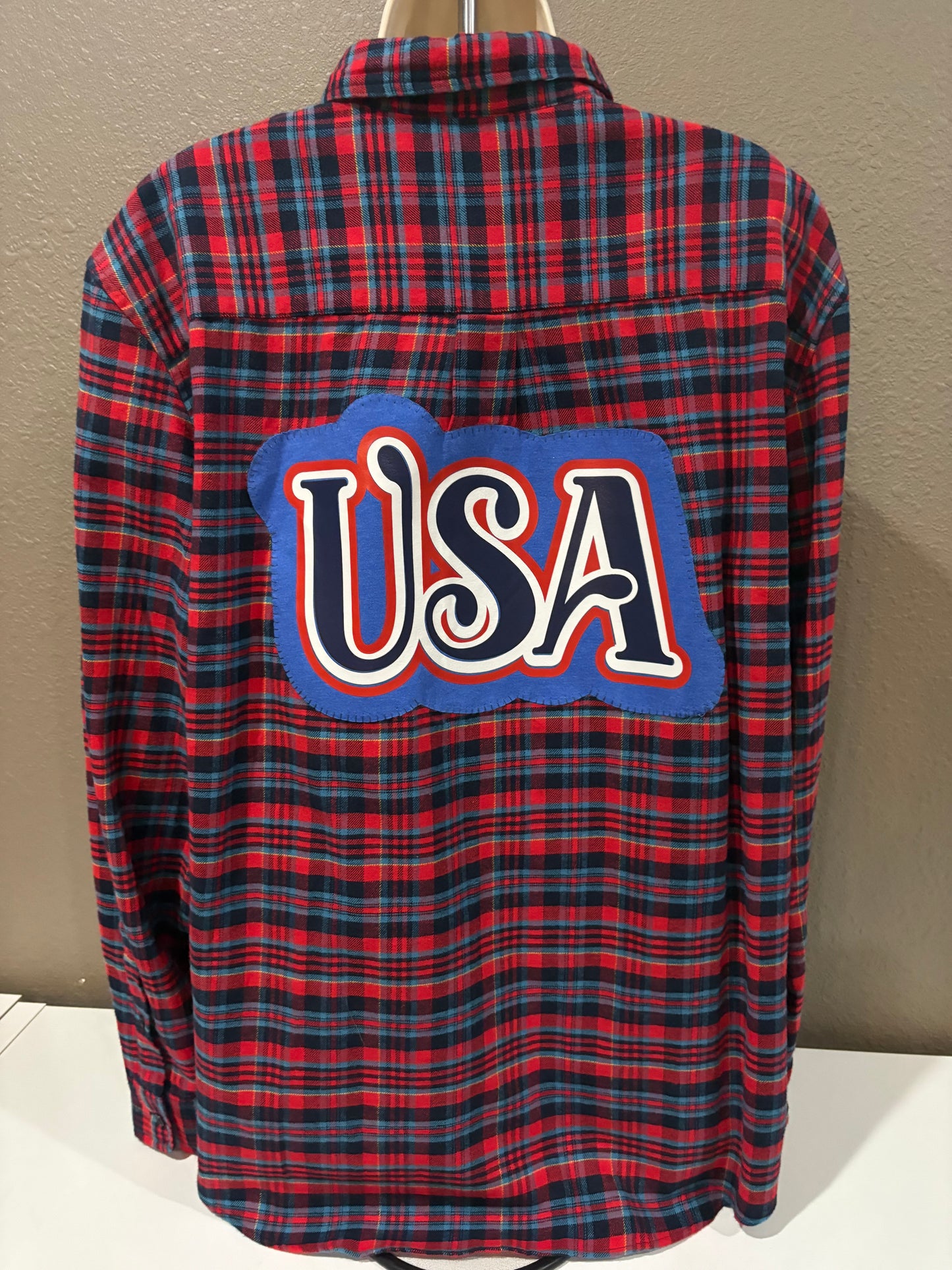 USA Blue Flannel