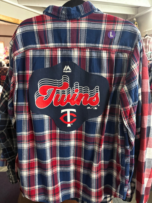 MN Twins Flannel Large