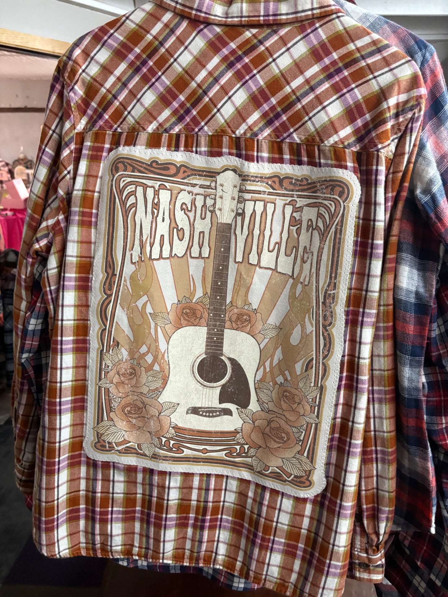 Nashville Flannel Orange 2x