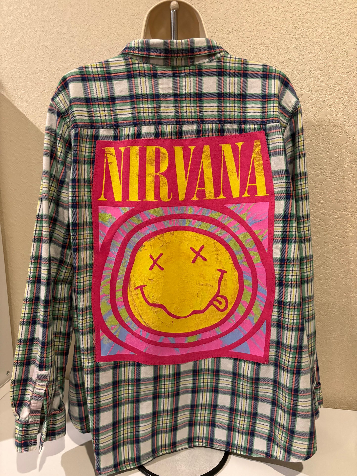 Pink Nirvana Flannel 2X
