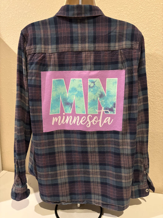 Purple Minnesota Flannel
